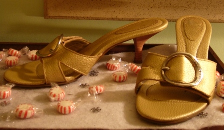 Dr Scholl's Gold Mules