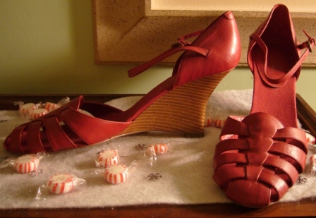 Nine West Red Wedges